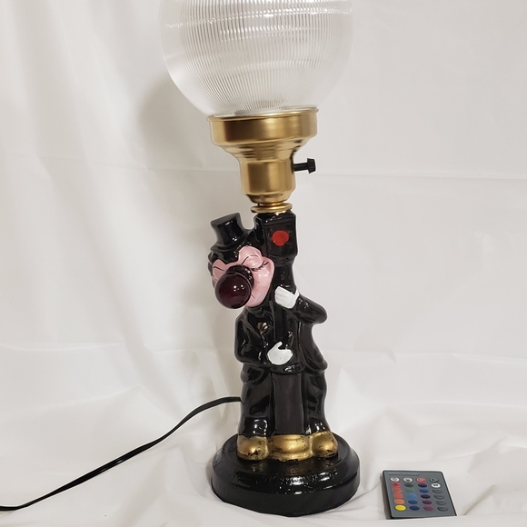 RARE VINTAGE RESTORED DRUNK HOBO LEANING ON LIGHT POLE - Picture 14 of 15